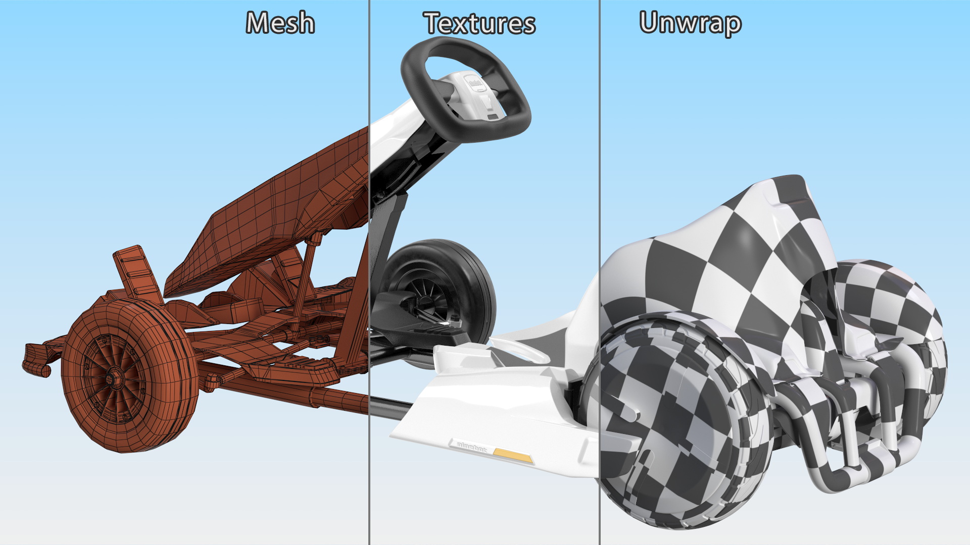 3D Gokart Segway model