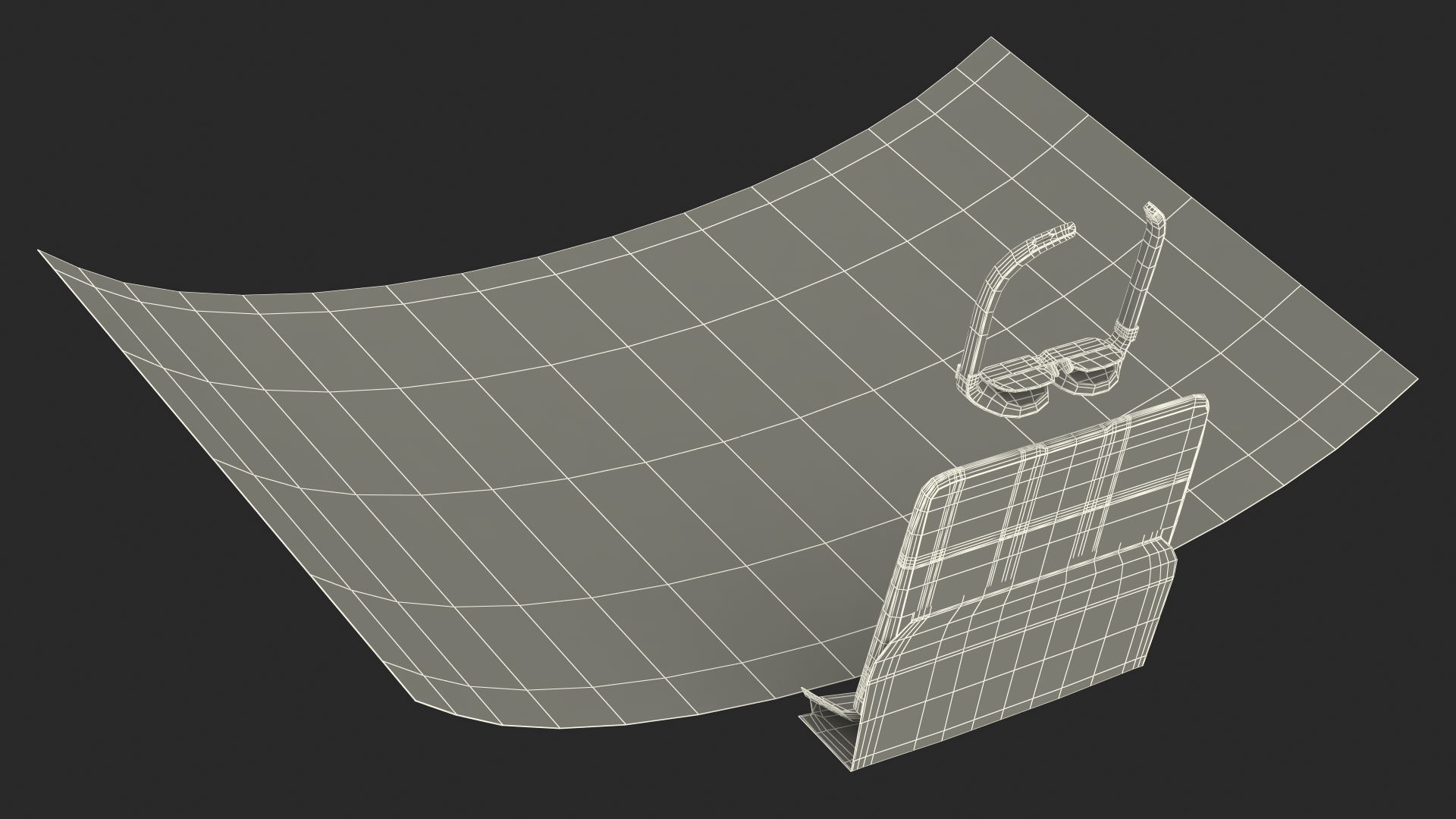 3D Spacetop Augmented Reality Laptop with Glasses