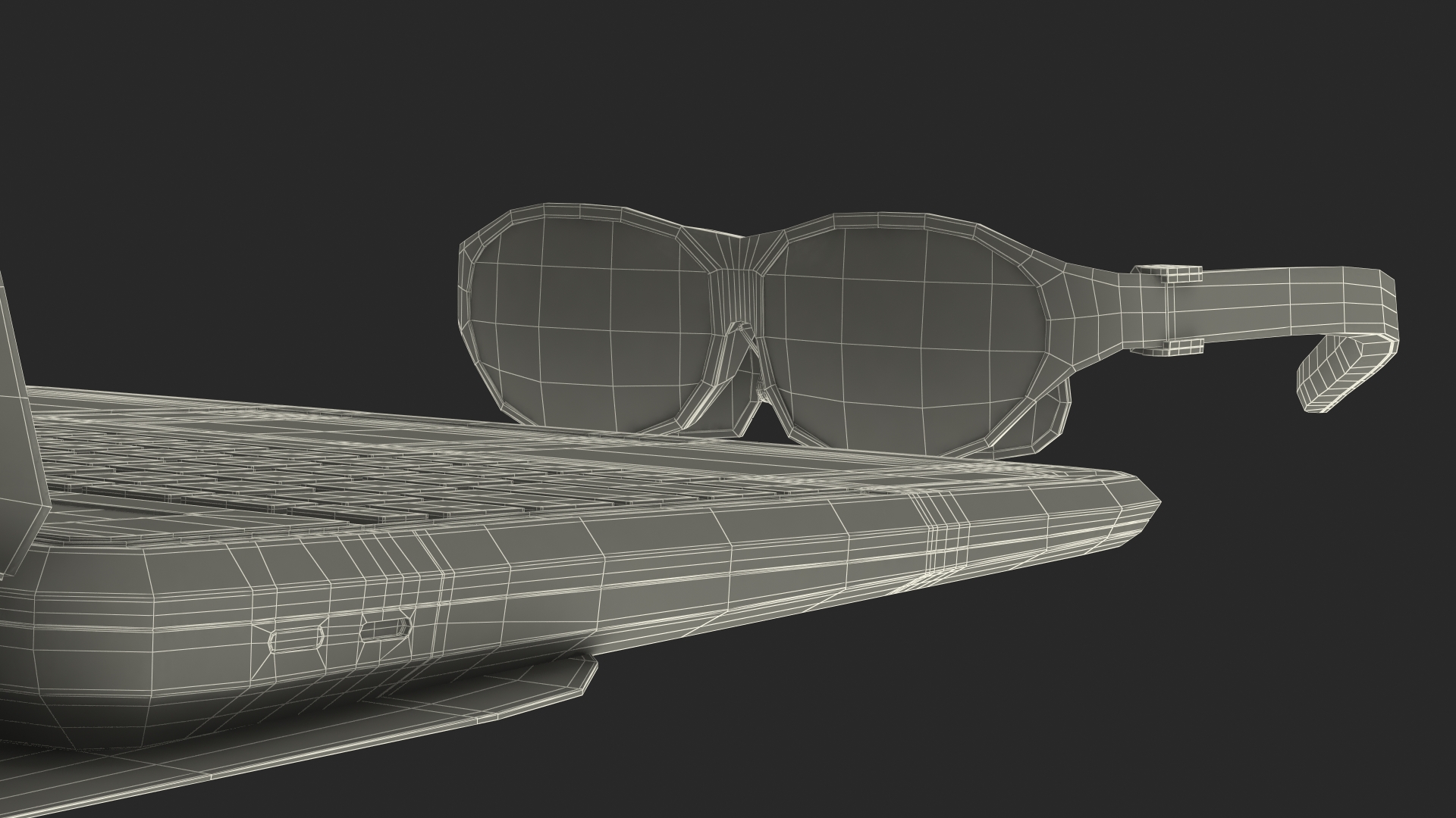 3D Spacetop Augmented Reality Laptop with Glasses