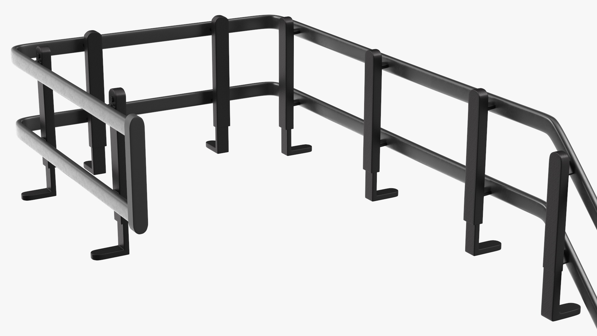 3D model Vimec V65 Curved Rail Platform Stairlift