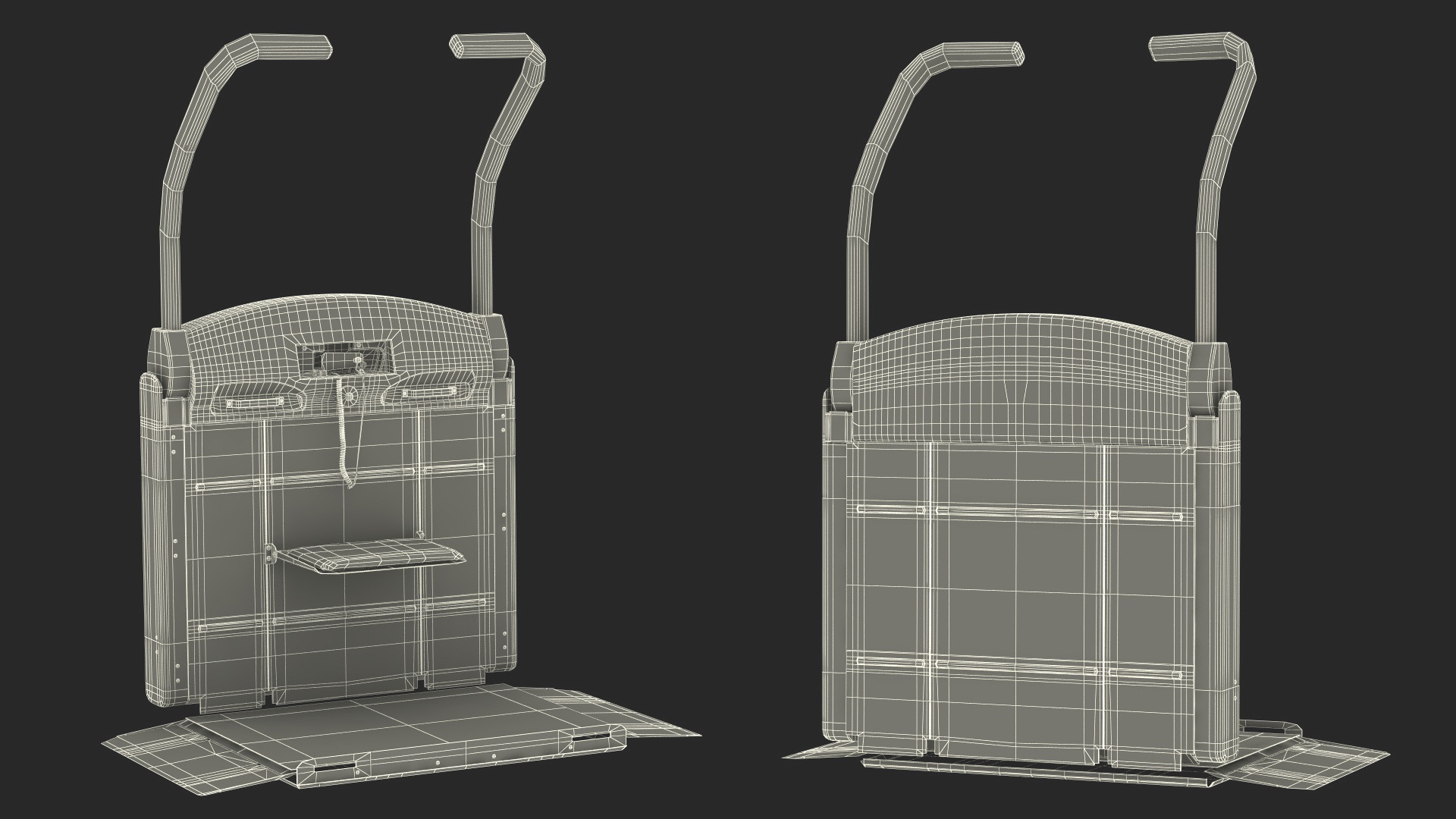 3D model Vimec V65 Curved Rail Platform Stairlift
