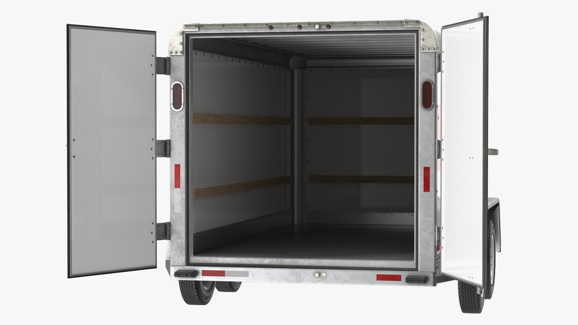 3D model U-Haul 6x12 Cargo Trailer