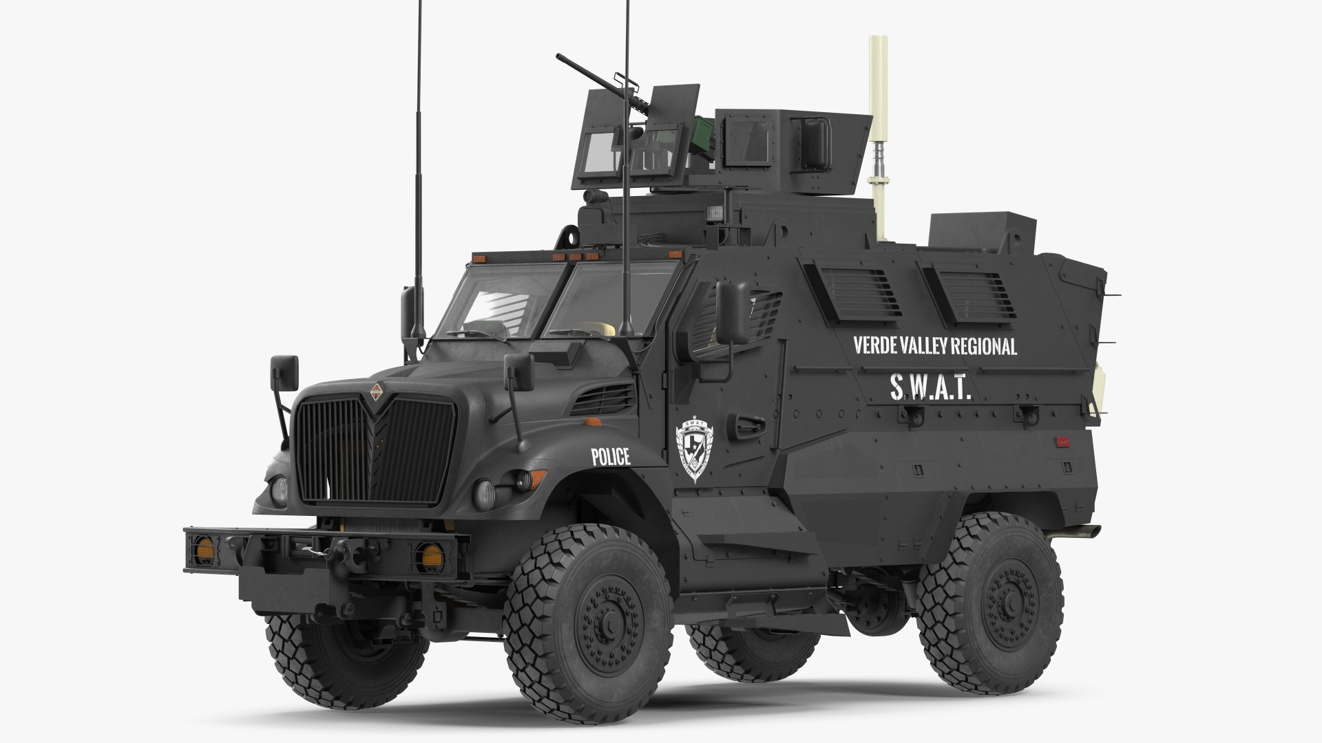 SWAT Vehicle International MaxxPro 3D model