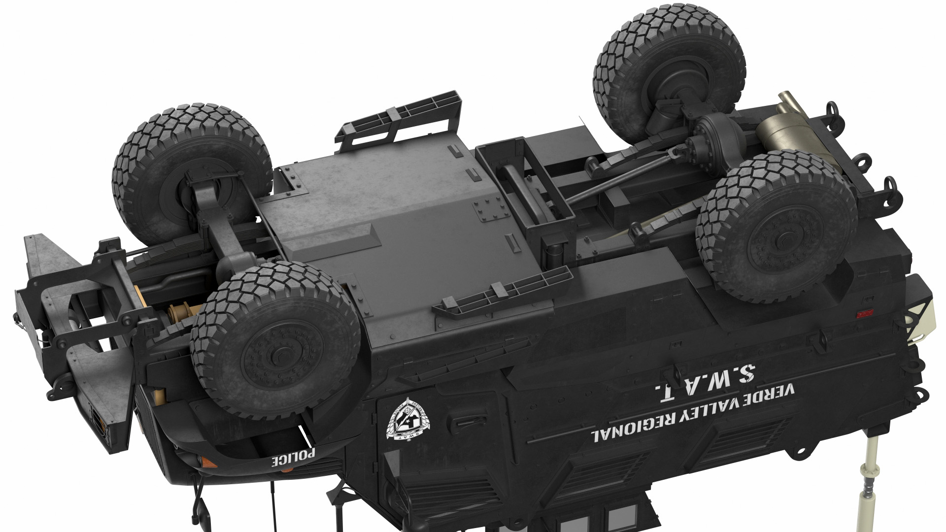 SWAT Vehicle International MaxxPro 3D model