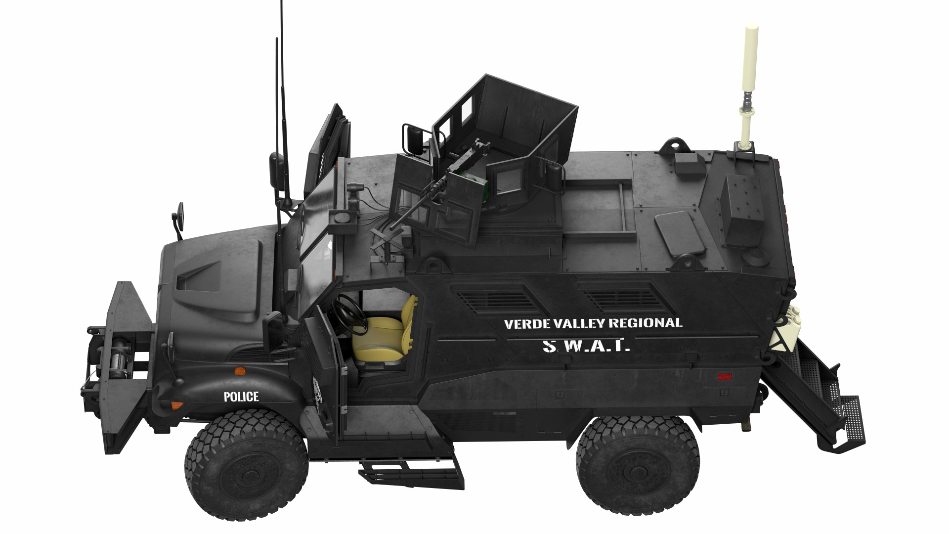 SWAT Vehicle International MaxxPro 3D model