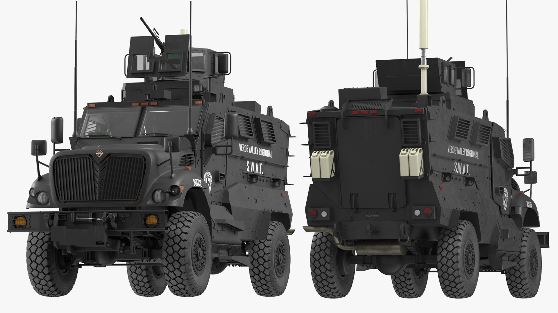 SWAT Vehicle International MaxxPro 3D model
