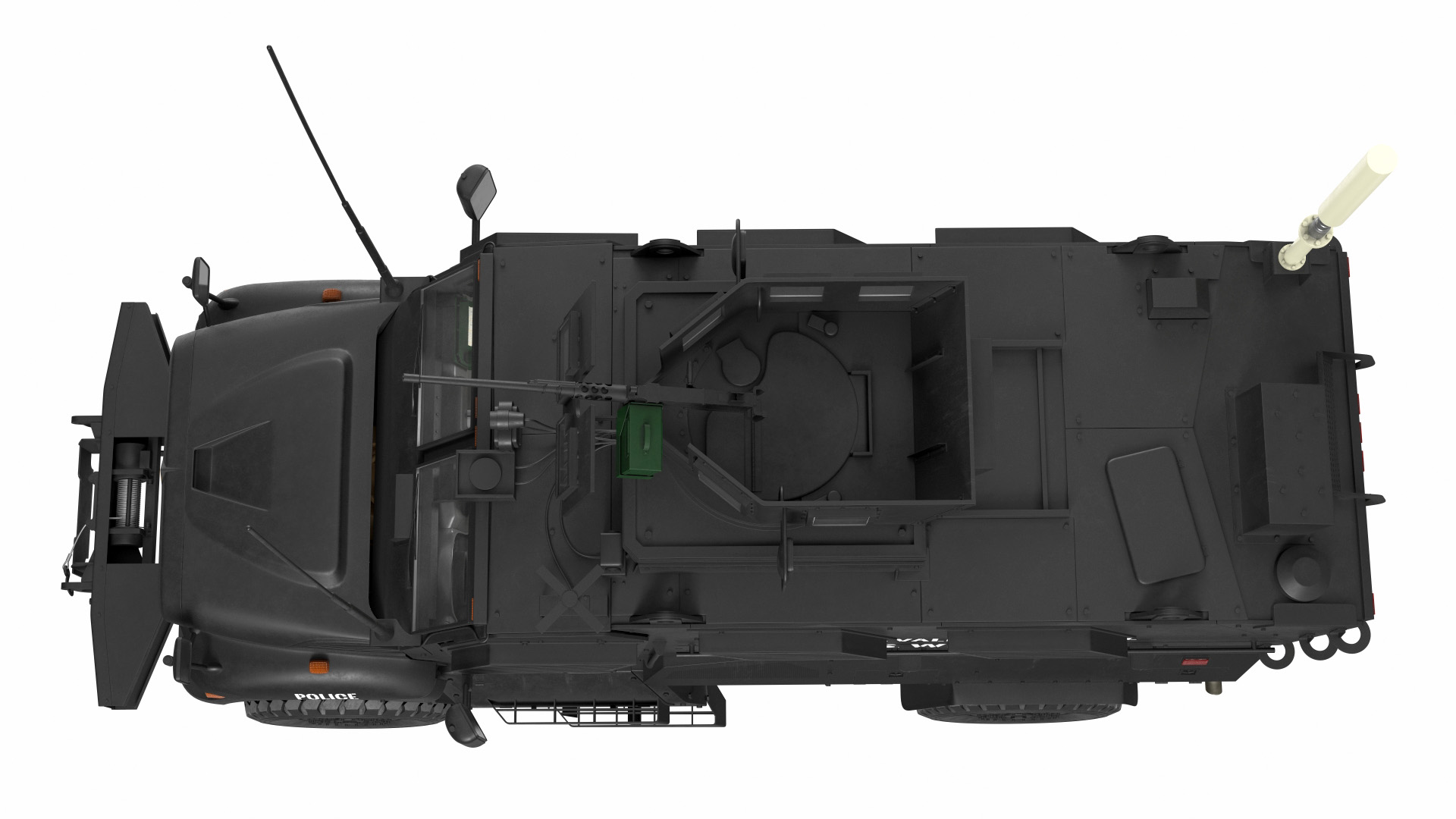 SWAT Vehicle International MaxxPro 3D model
