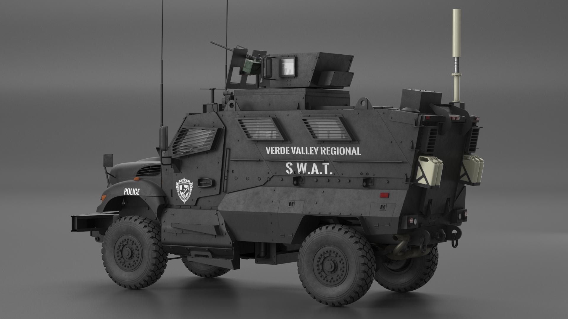 SWAT Vehicle International MaxxPro 3D model