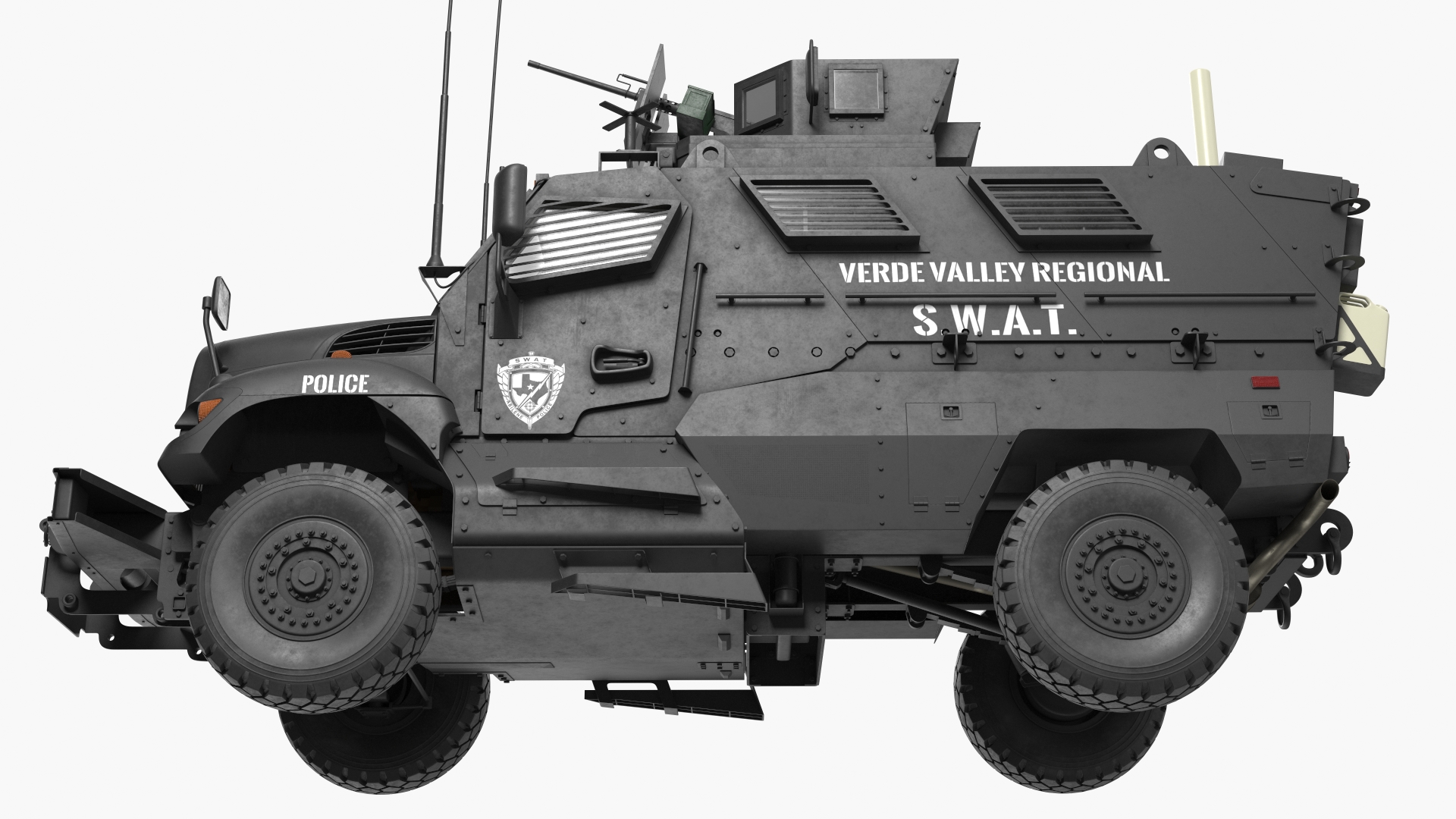 SWAT Vehicle International MaxxPro 3D model