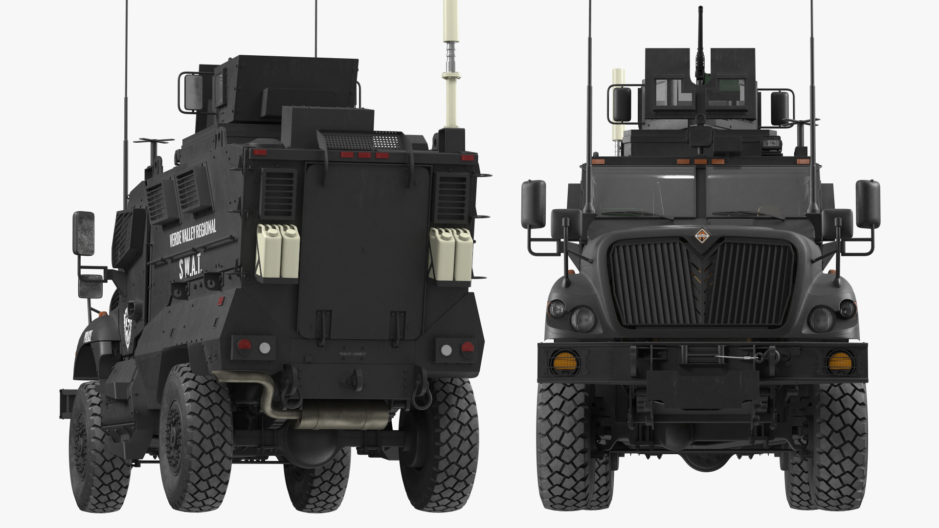 SWAT Vehicle International MaxxPro 3D model