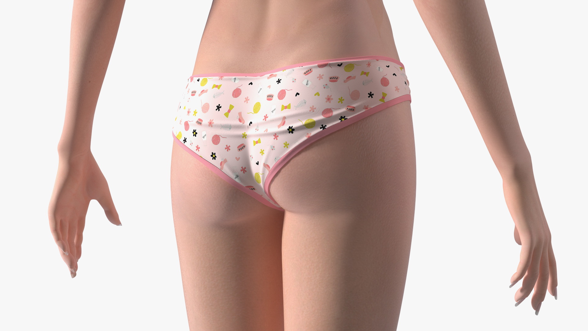 Chinese Woman Lingerie 3D