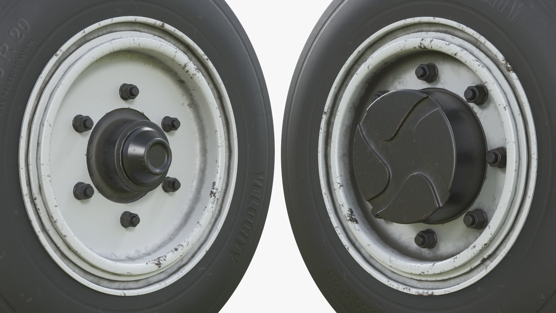 Tow Tractor Wheel Set, view 6