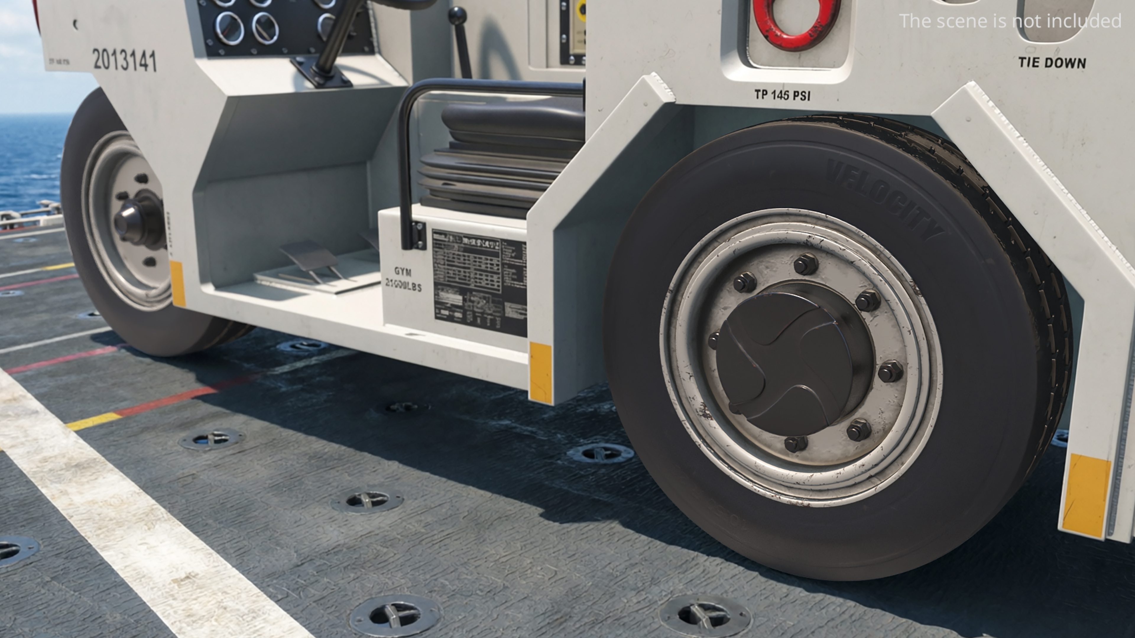 Tow Tractor Wheel Set, view 2