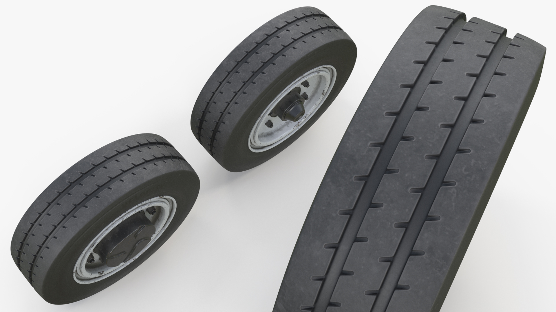 Tow Tractor Wheel Set, view 5