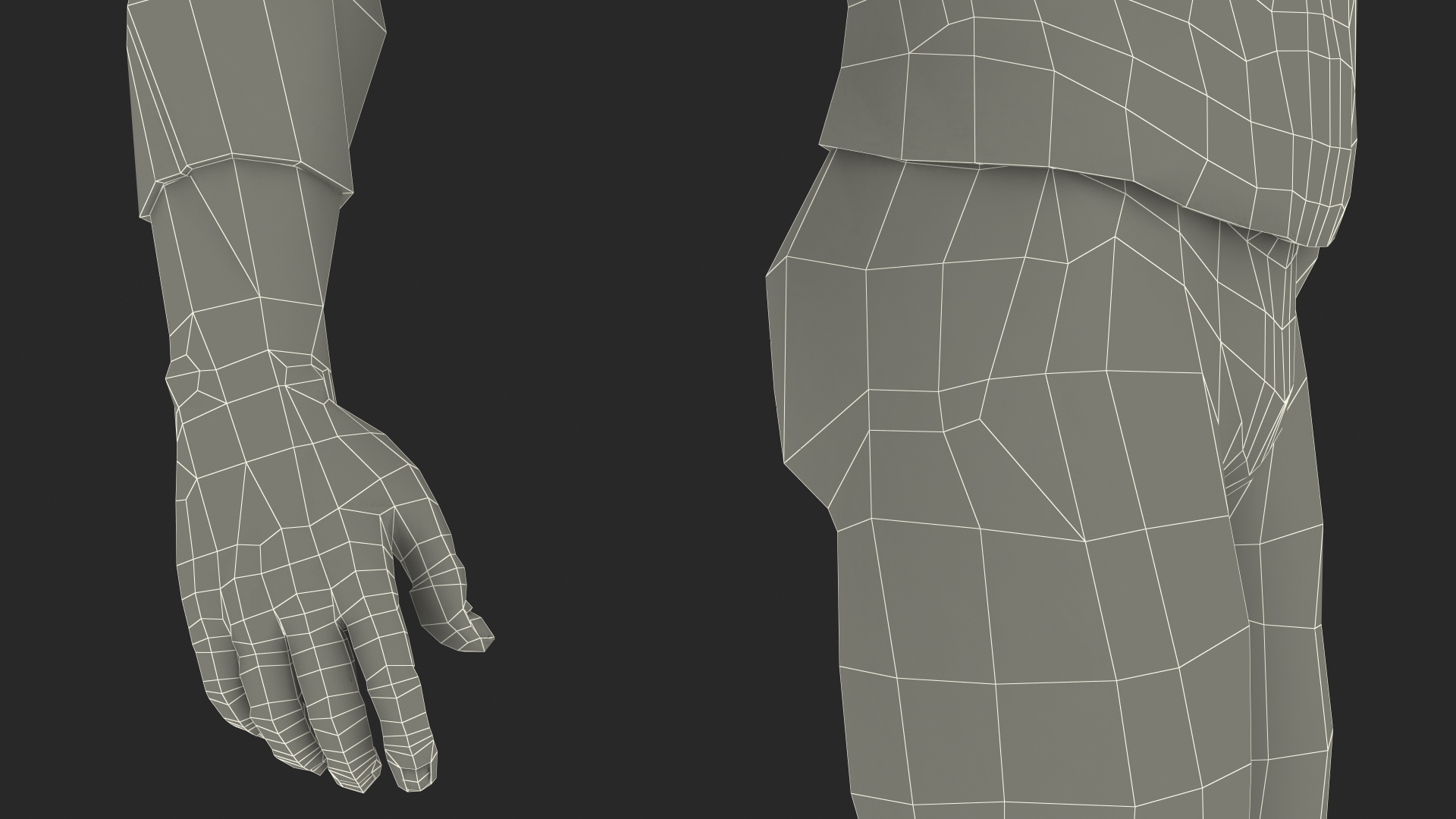 3D Afro American Man in City Style