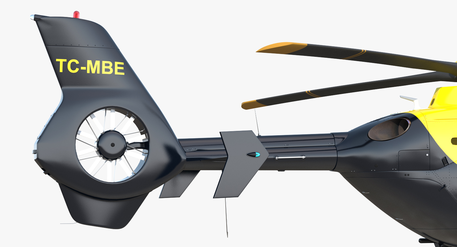 Police Eurocopter EC 135 3D model