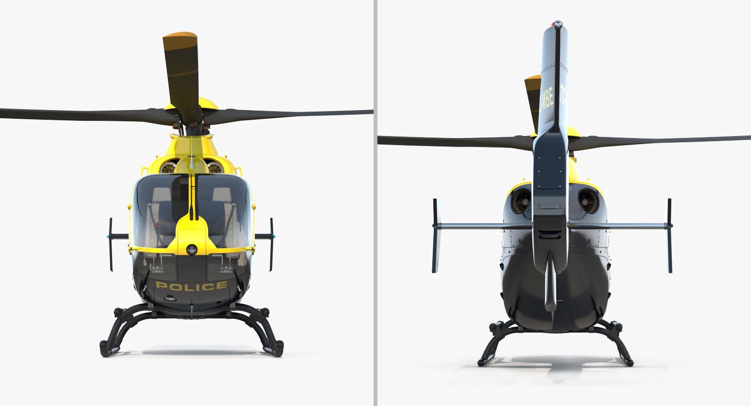 Police Eurocopter EC 135 3D model