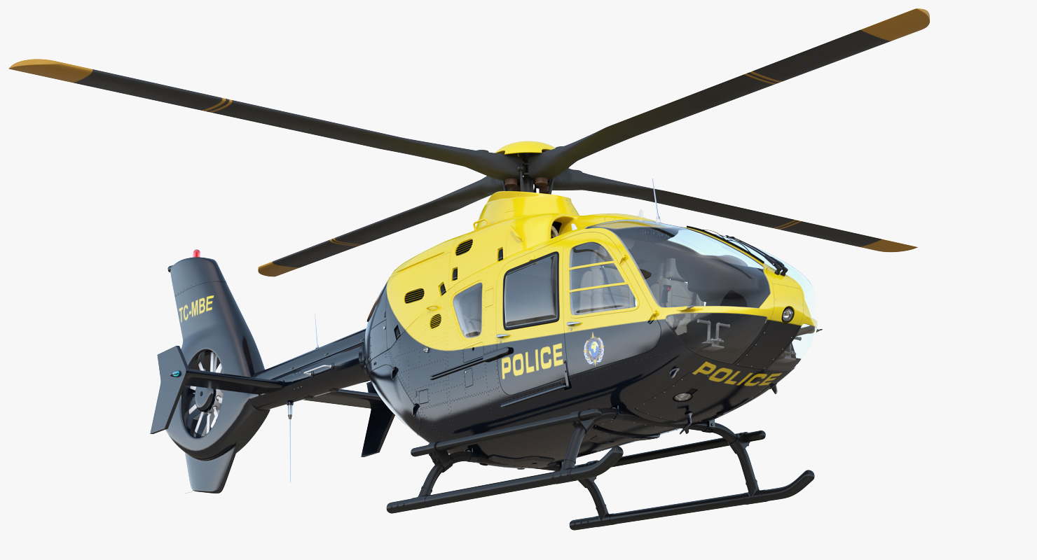 Police Eurocopter EC 135 3D model
