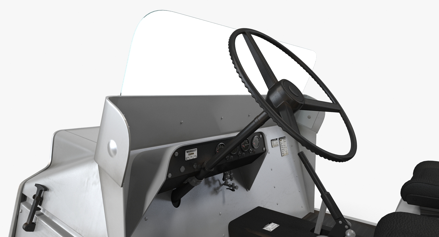 3D Diesel Aircraft Tow Tractor Clark CT30 model