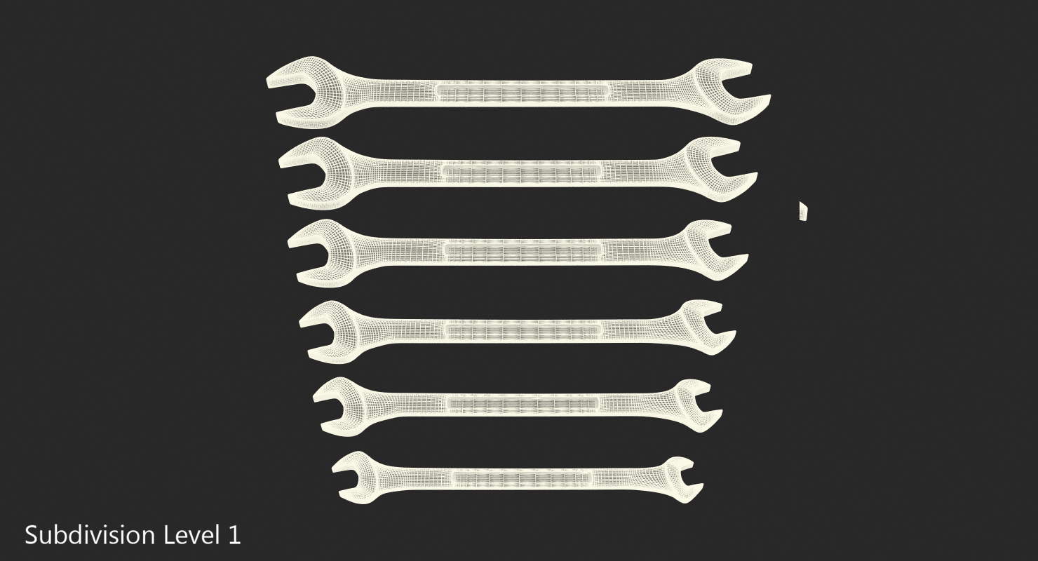 Spanner Set Generic 3D model