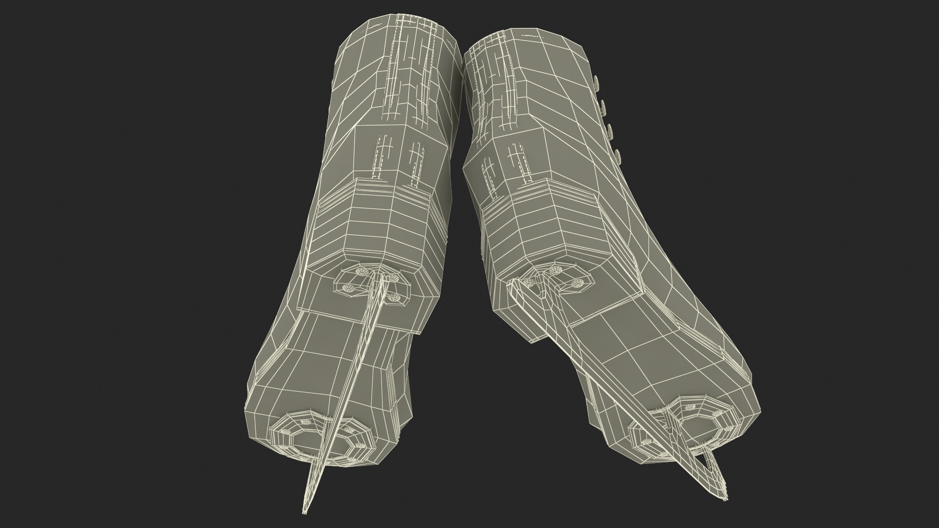 3D Black Ice Skates