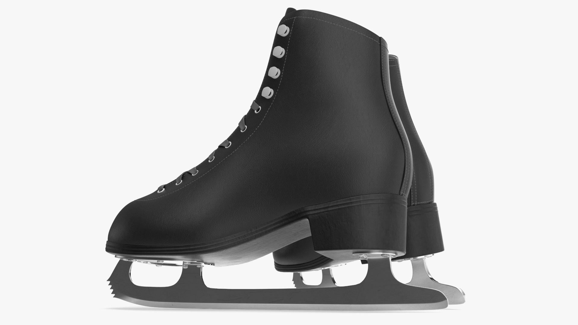 3D Black Ice Skates