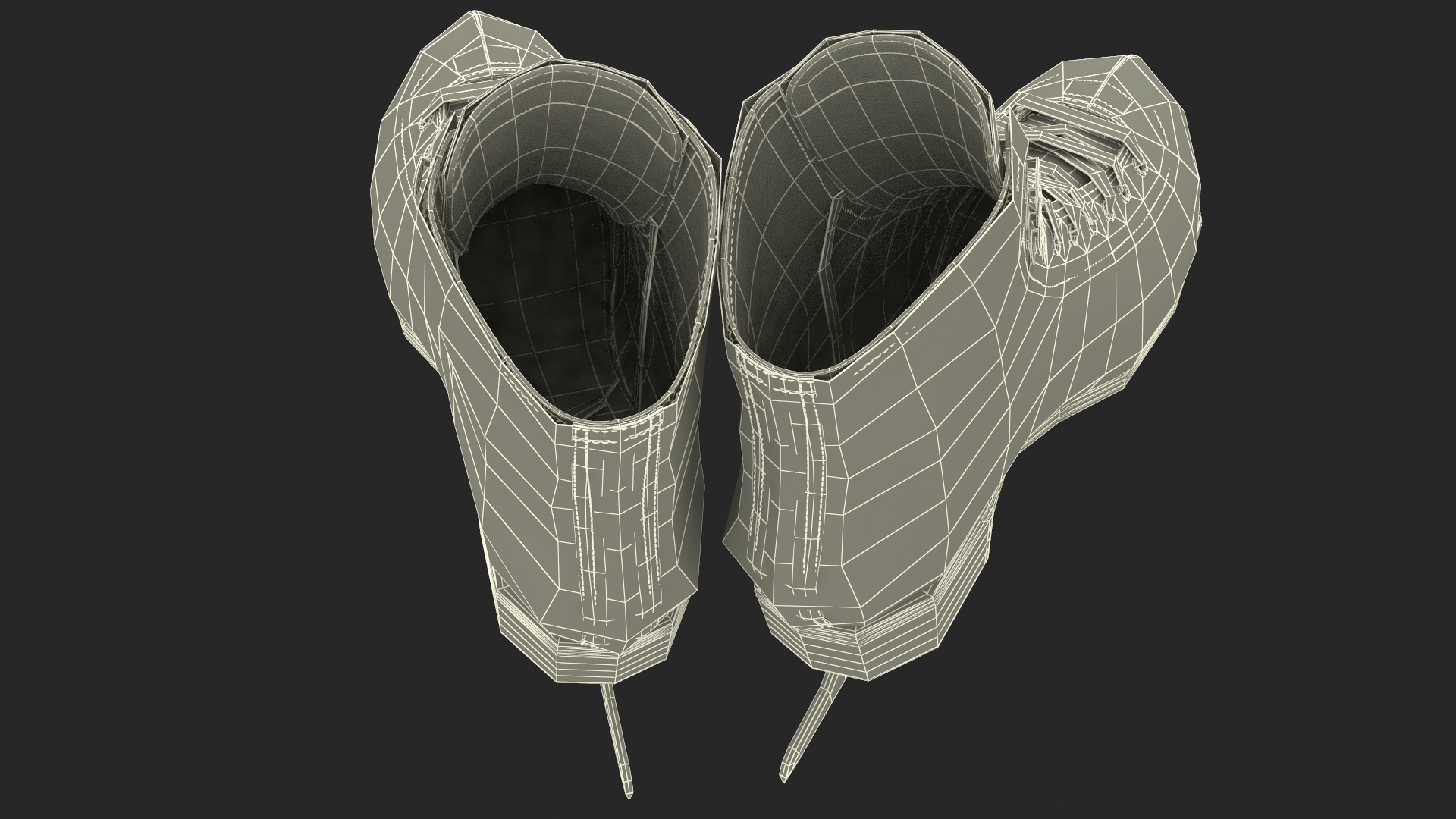 3D Black Ice Skates