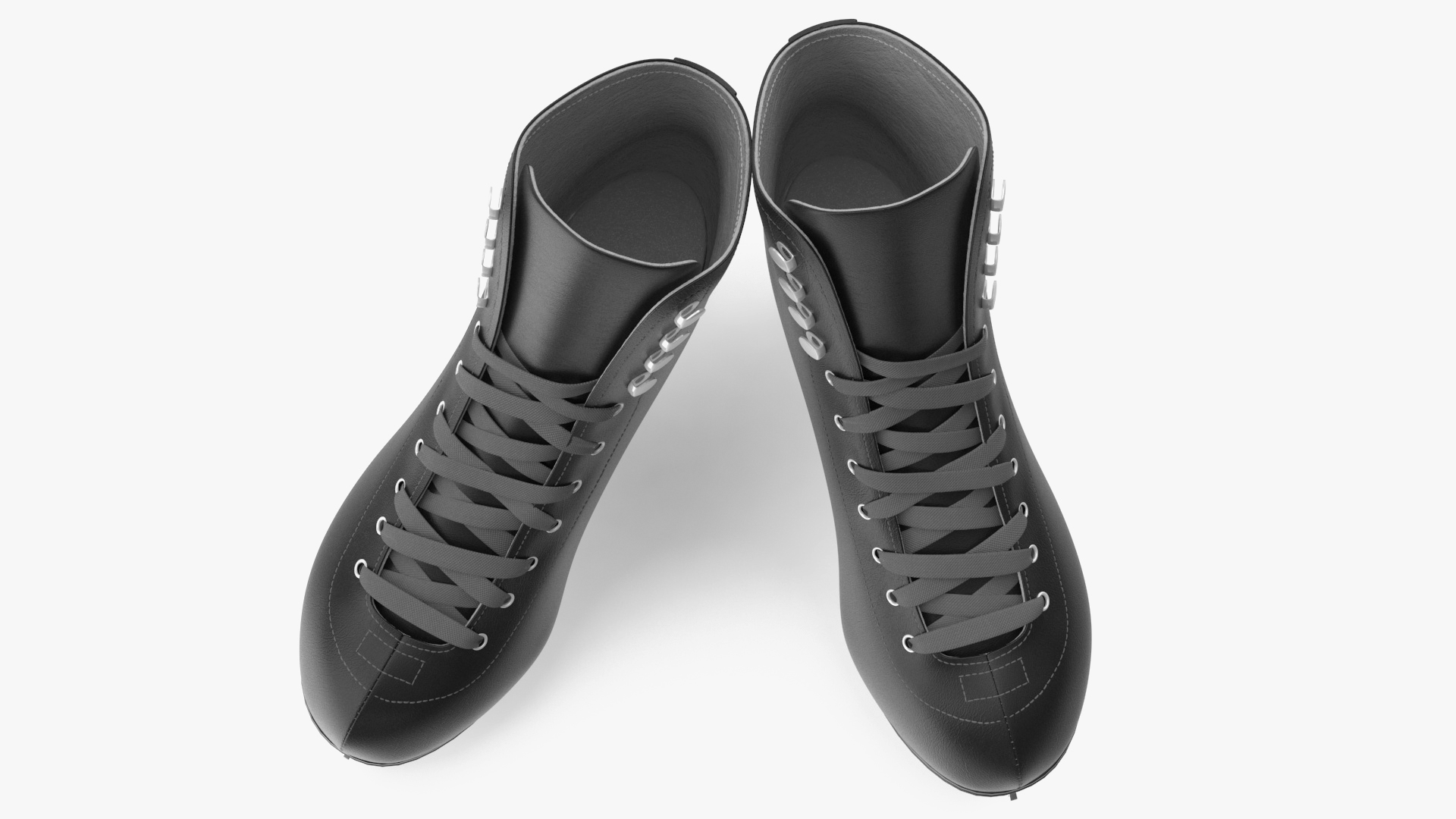 3D Black Ice Skates