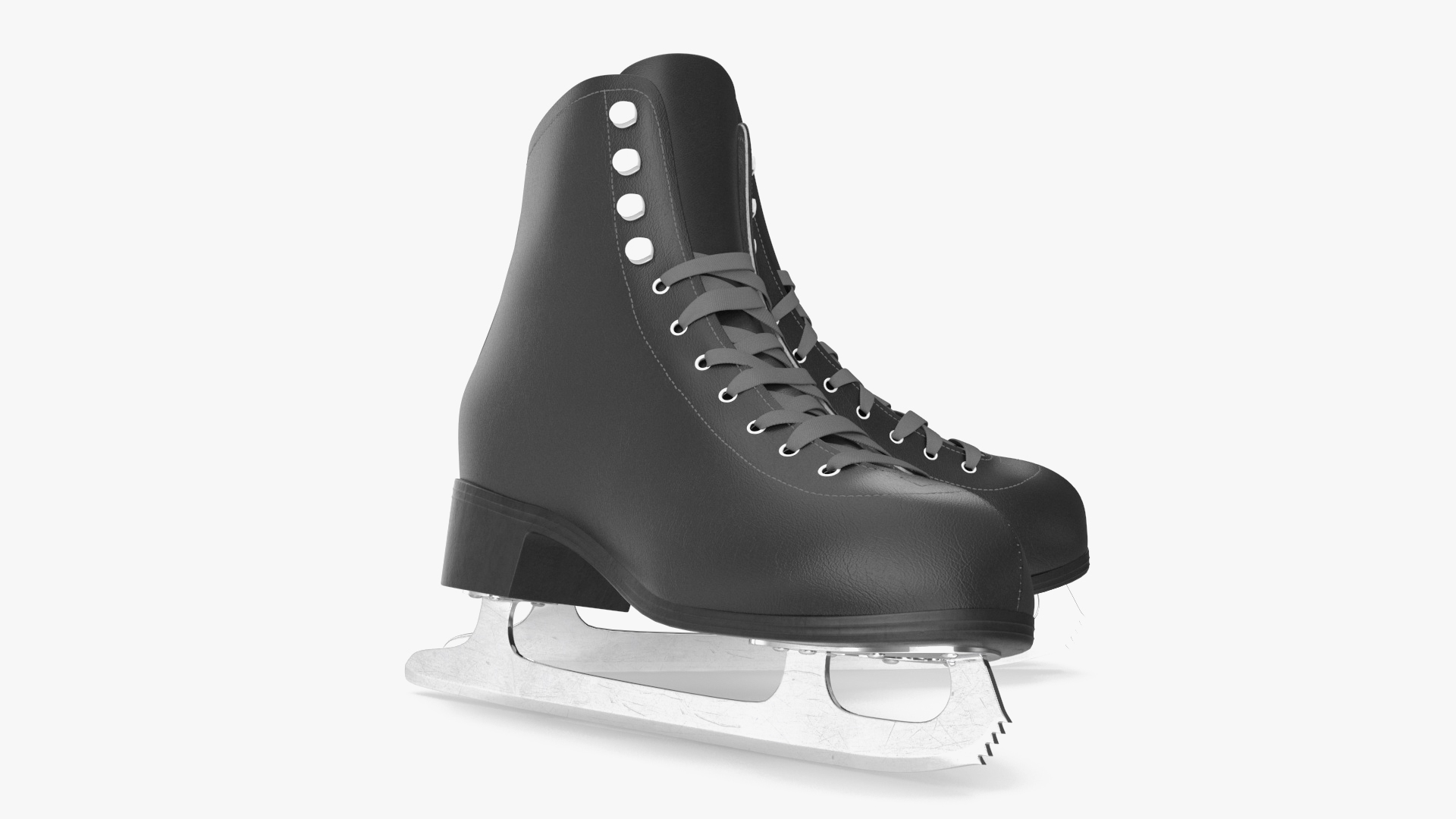 3D Black Ice Skates