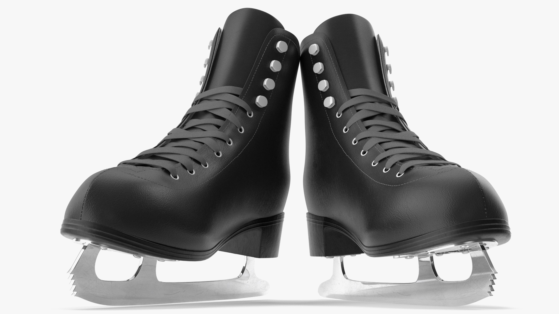3D Black Ice Skates