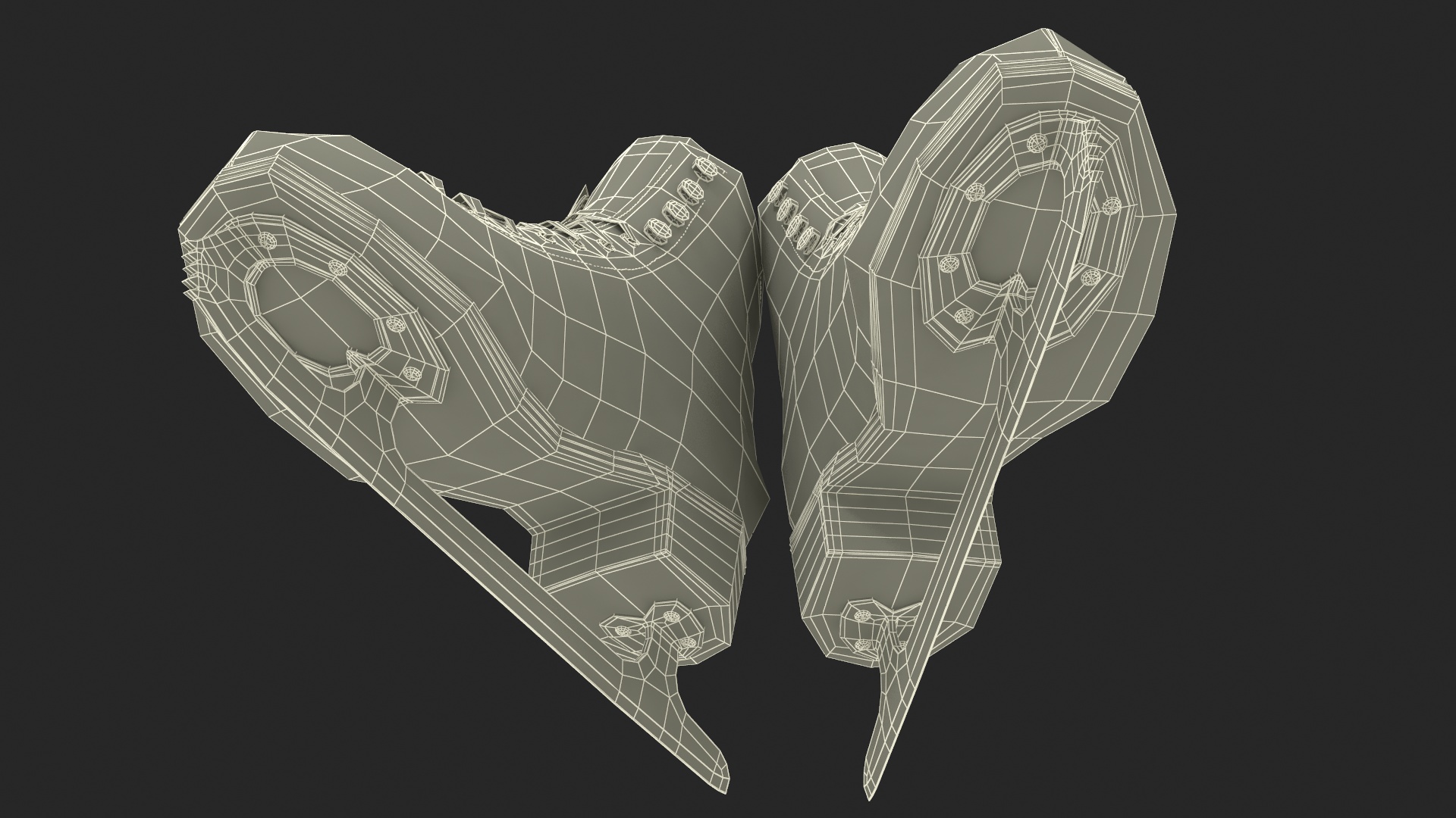 3D Black Ice Skates