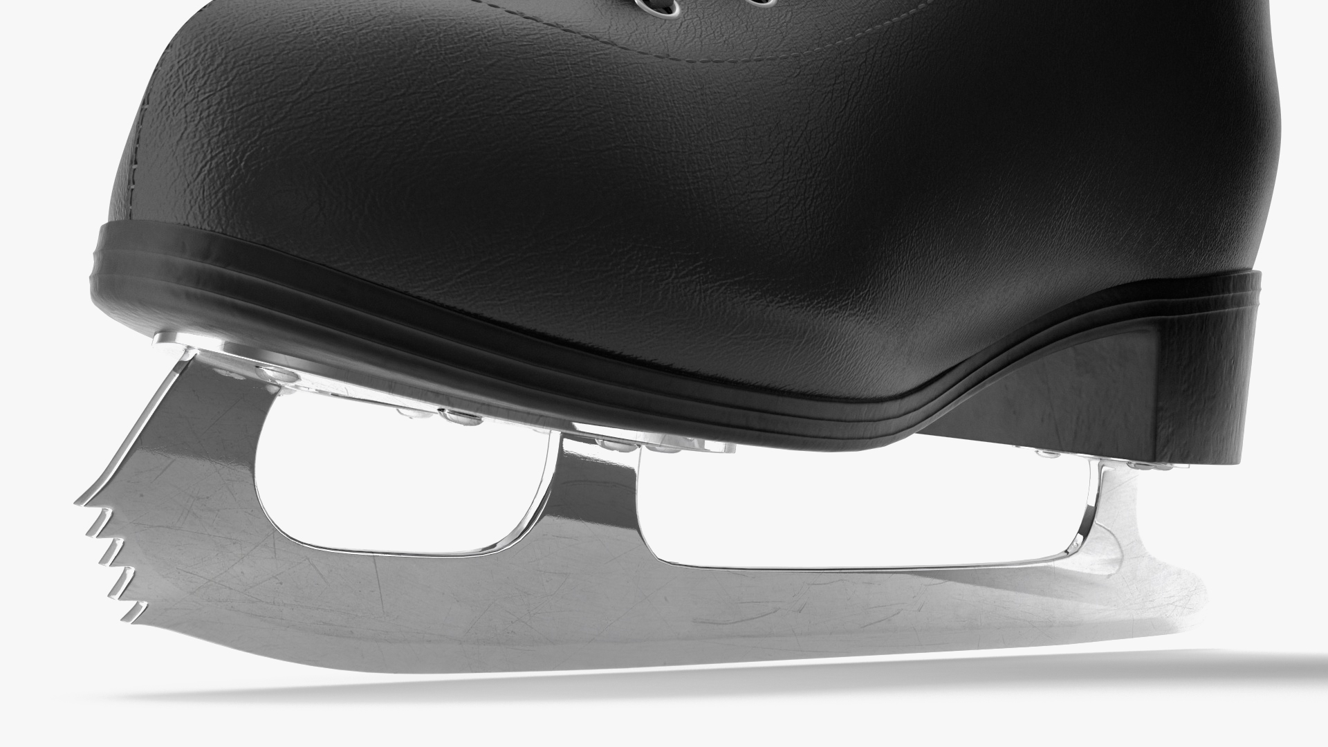 3D Black Ice Skates