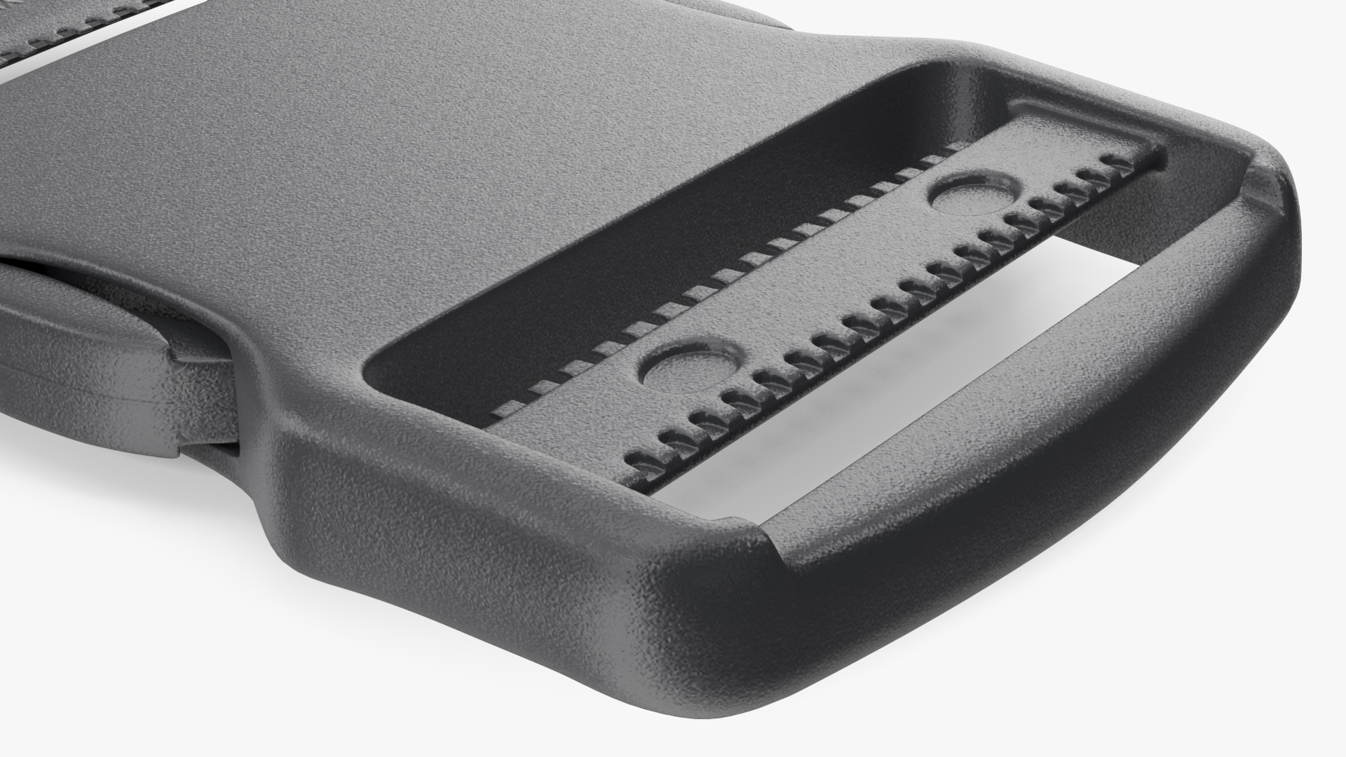 YKK Flat Dual Adjustable Side Release Plastic Buckle 3D