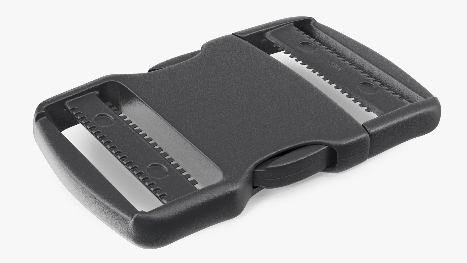 YKK Flat Dual Adjustable Side Release Plastic Buckle 3D