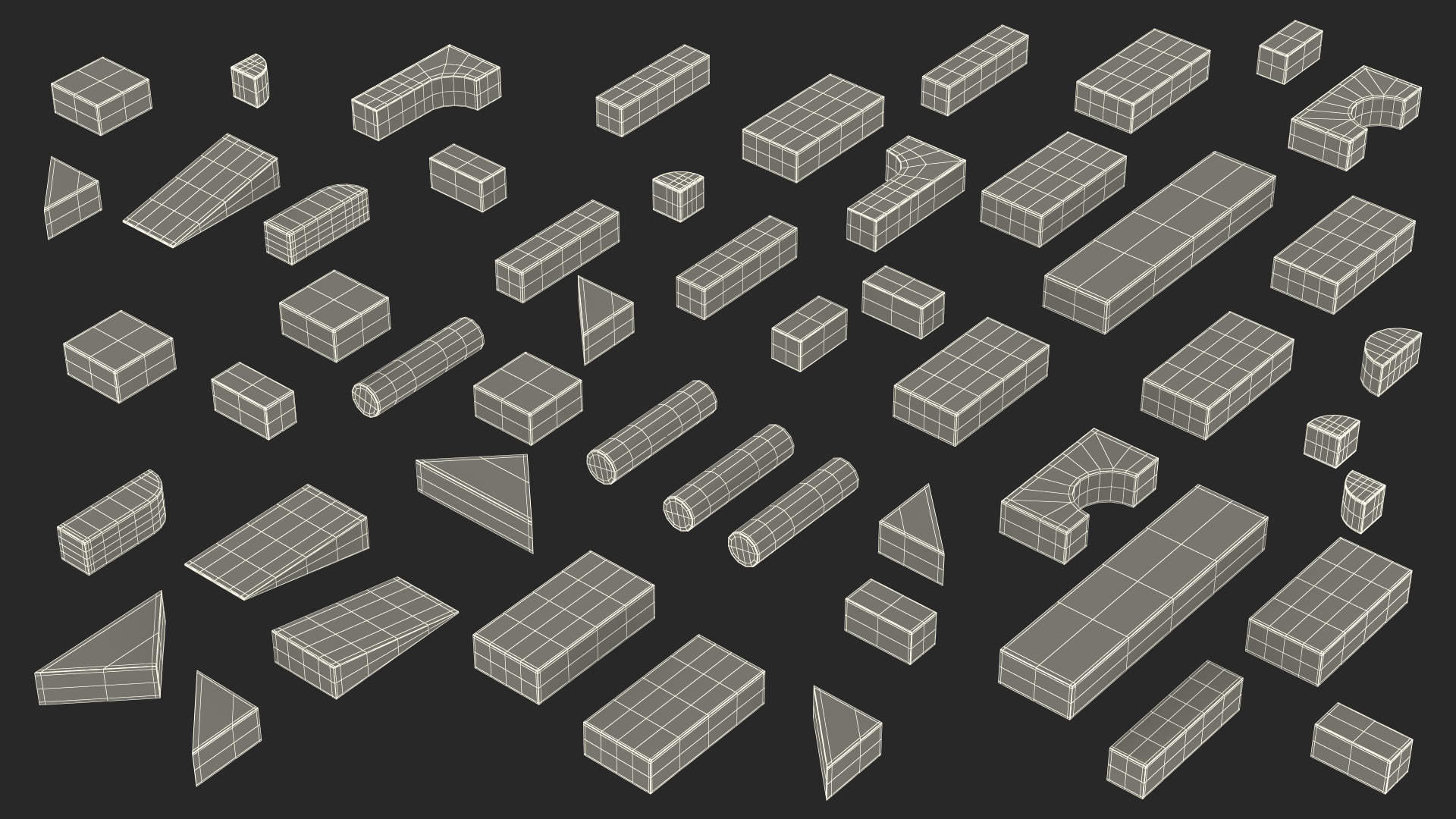 3D Wooden Constructor model