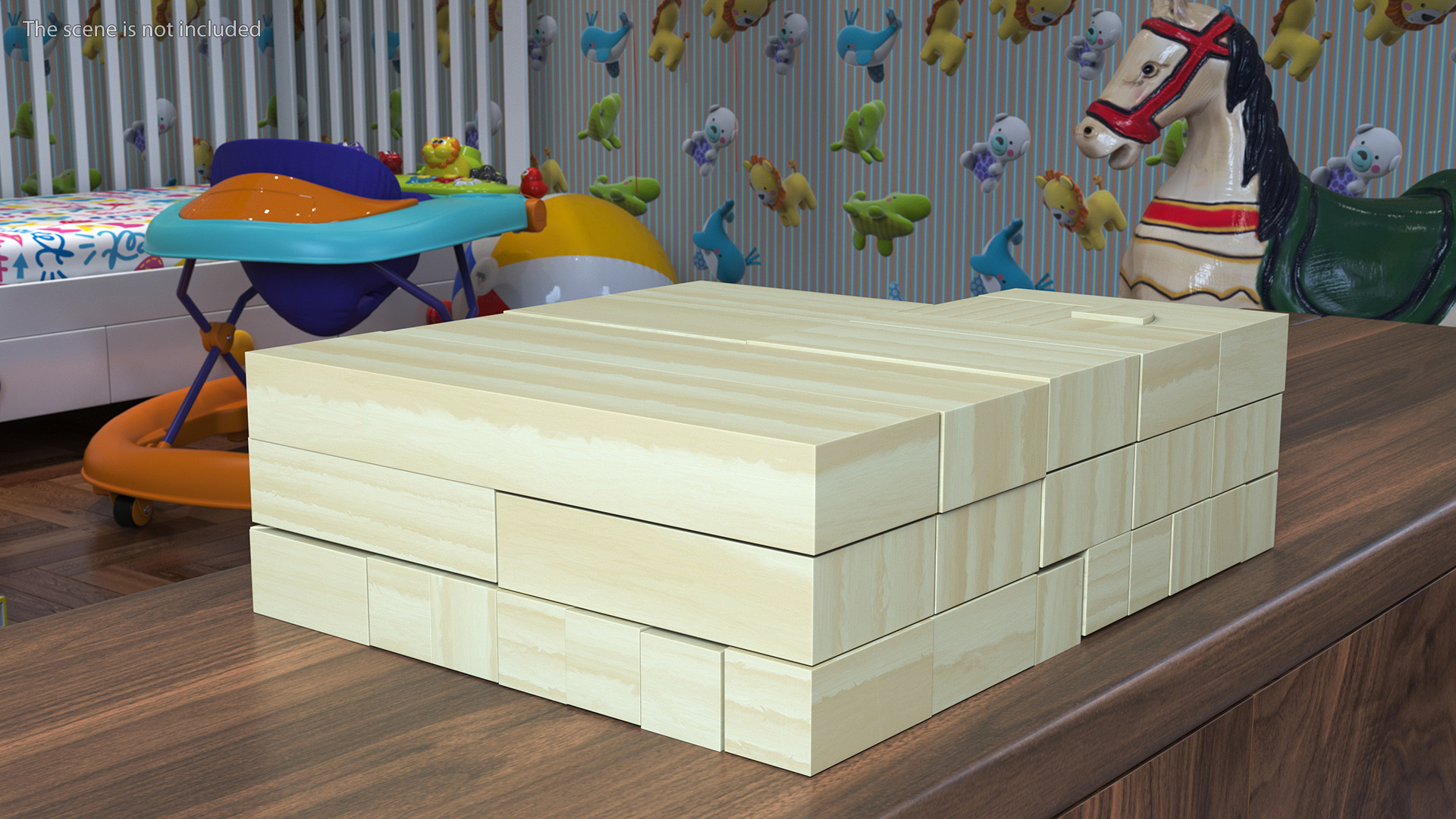 3D Wooden Constructor model