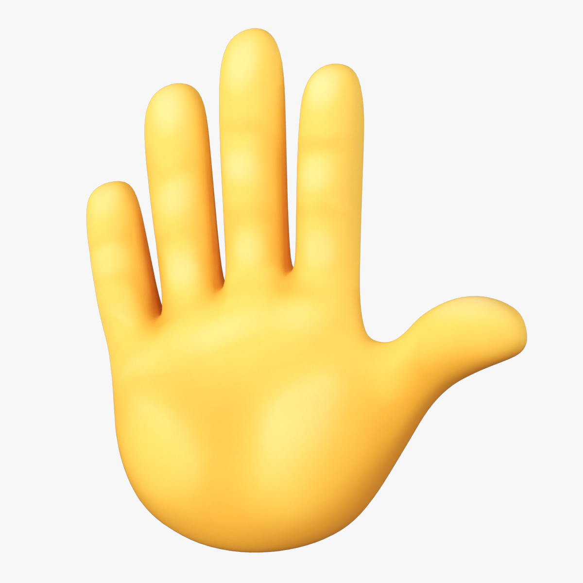 Raised Back Hand Emoji