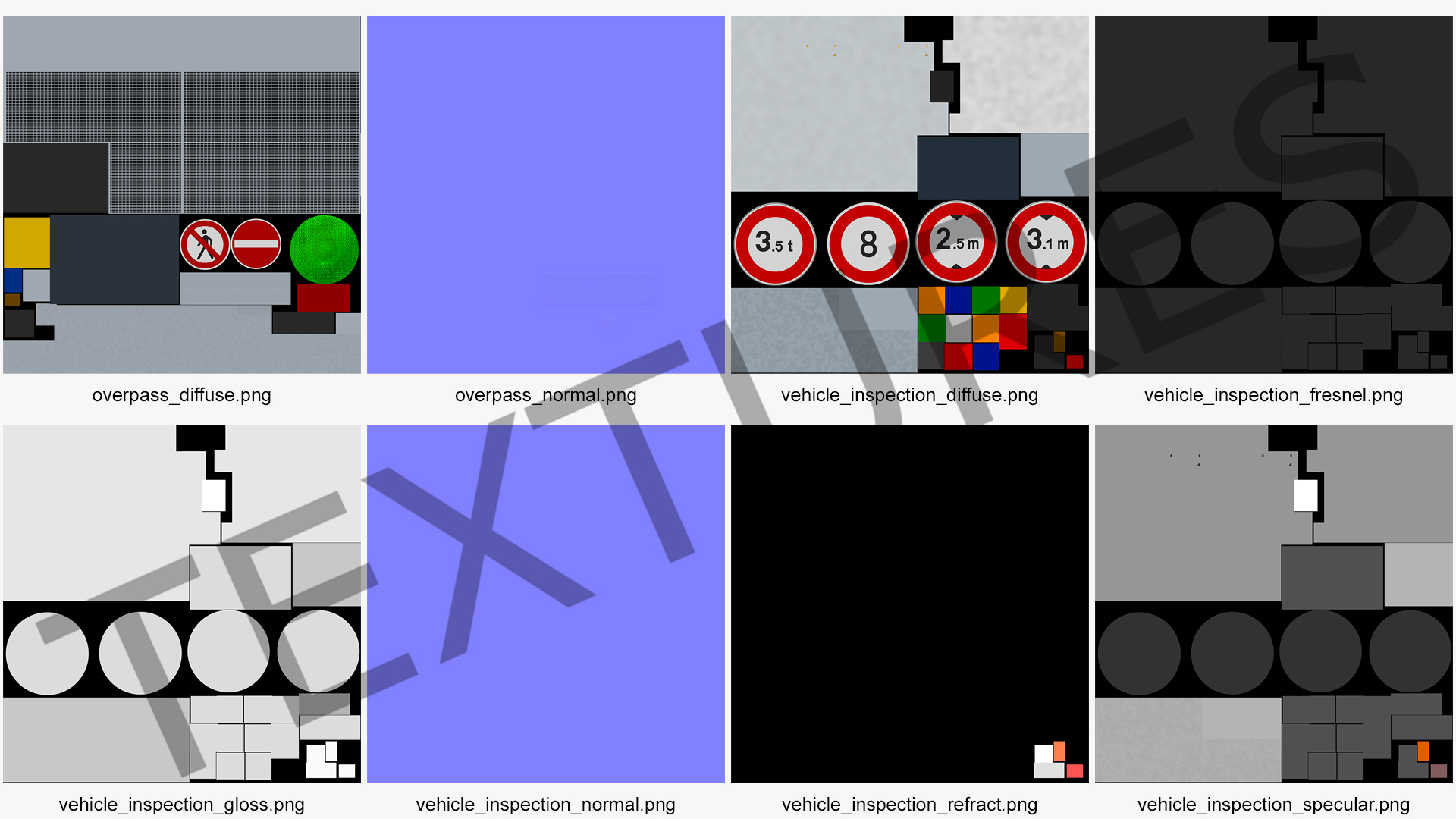 Cargo and Vehicle Inspection Conveyor System 3D model