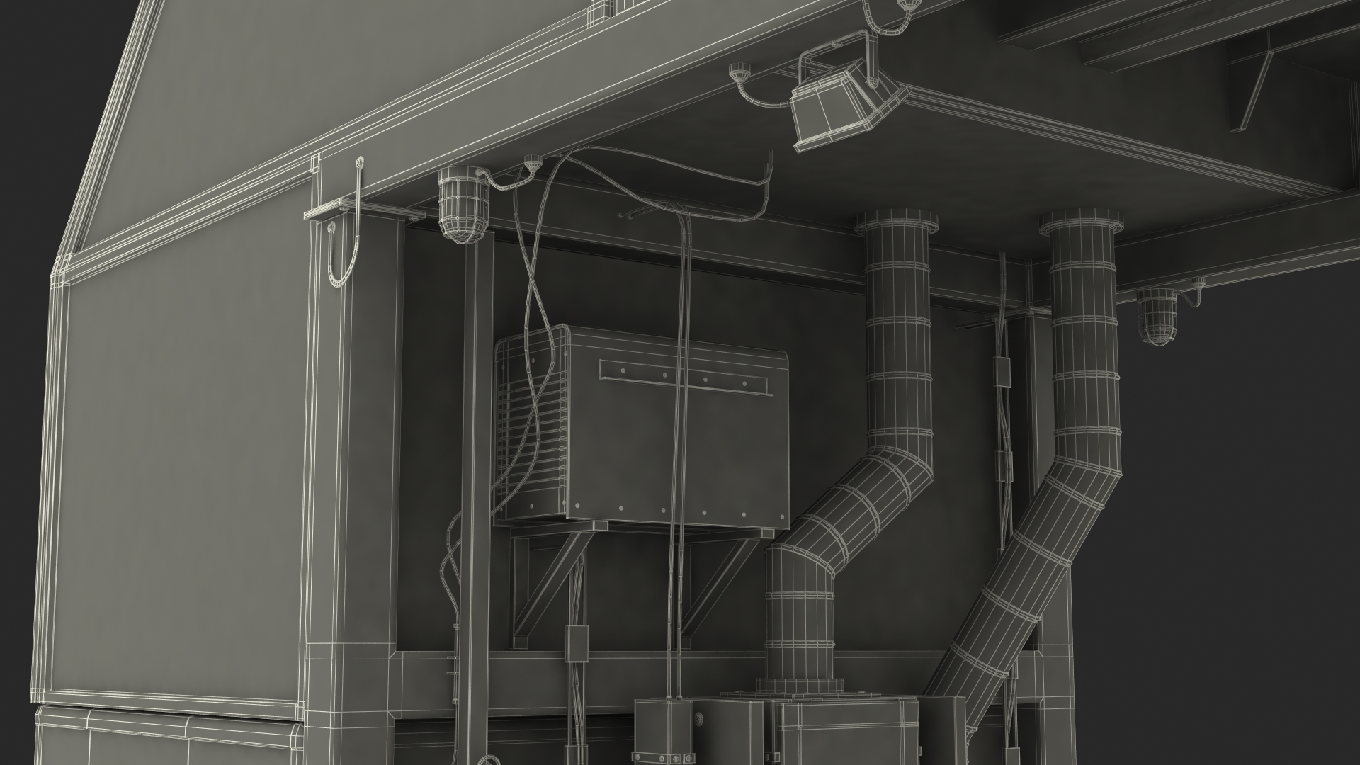 Cargo and Vehicle Inspection Conveyor System 3D model