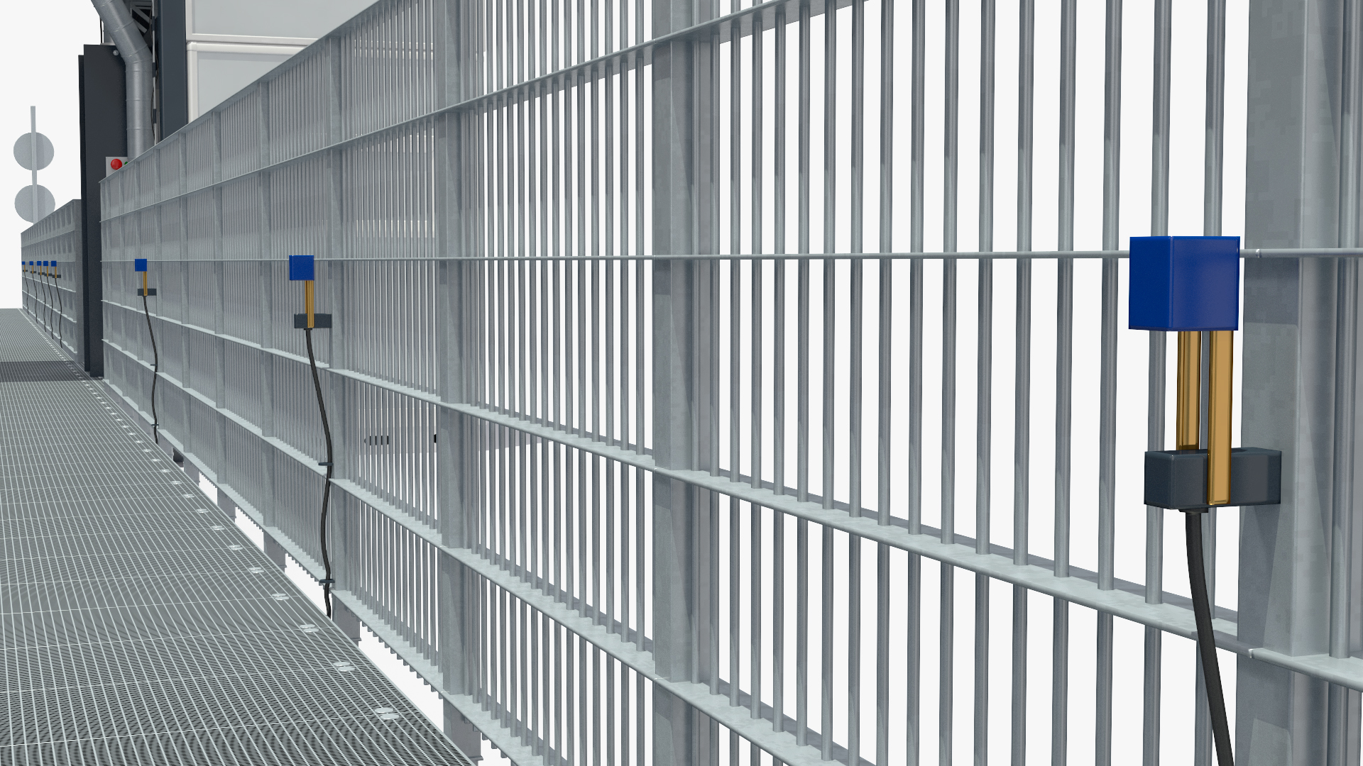 Cargo and Vehicle Inspection Conveyor System 3D model