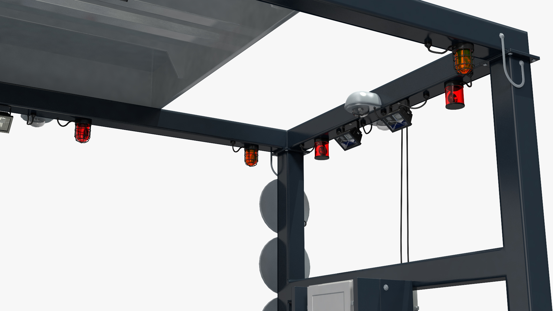 Cargo and Vehicle Inspection Conveyor System 3D model