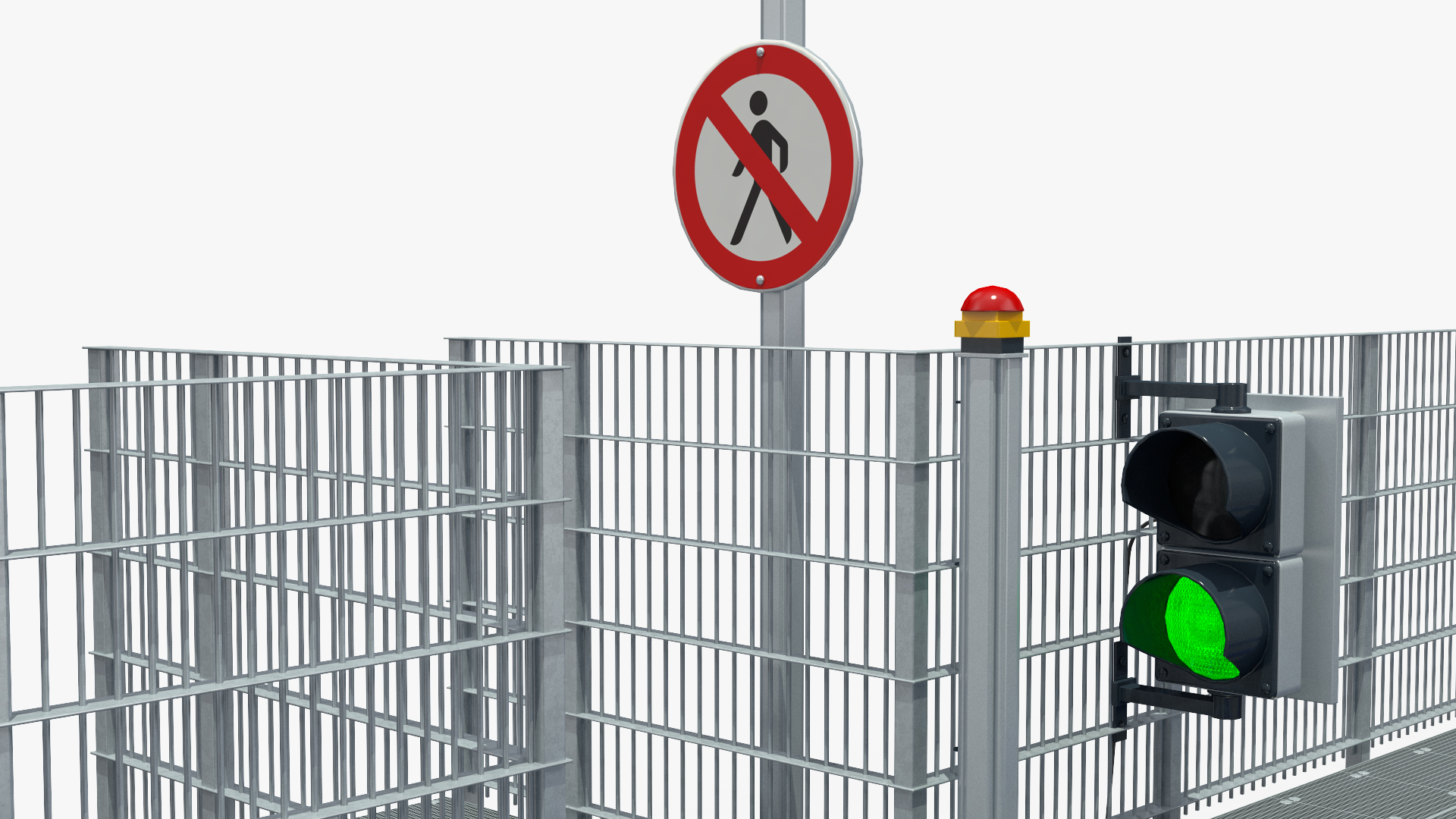 Cargo and Vehicle Inspection Conveyor System 3D model
