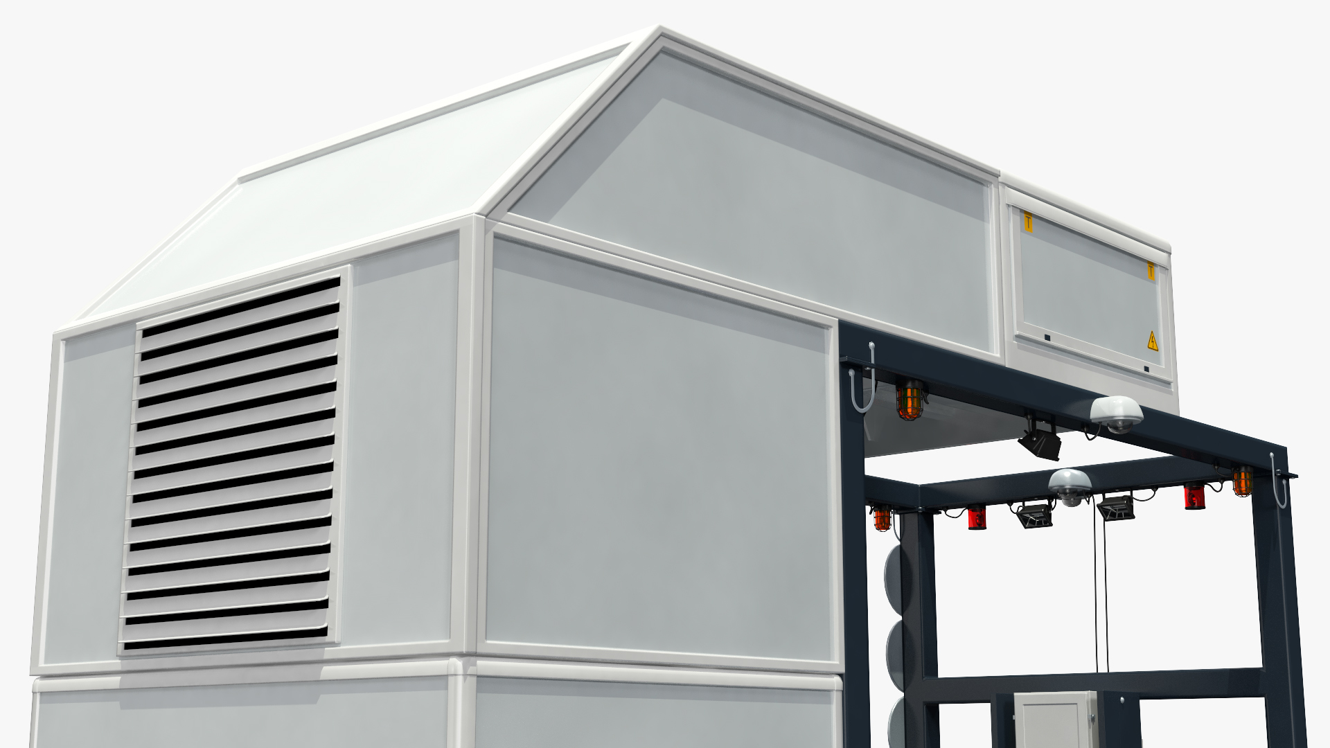 Cargo and Vehicle Inspection Conveyor System 3D model