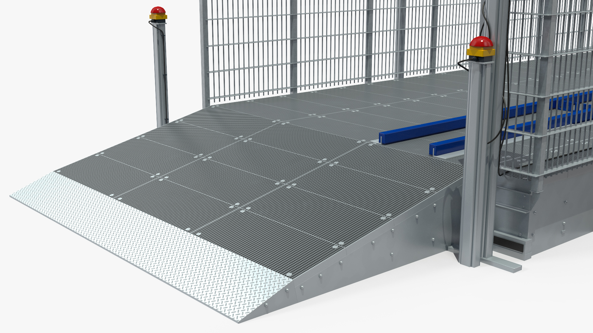 Cargo and Vehicle Inspection Conveyor System 3D model