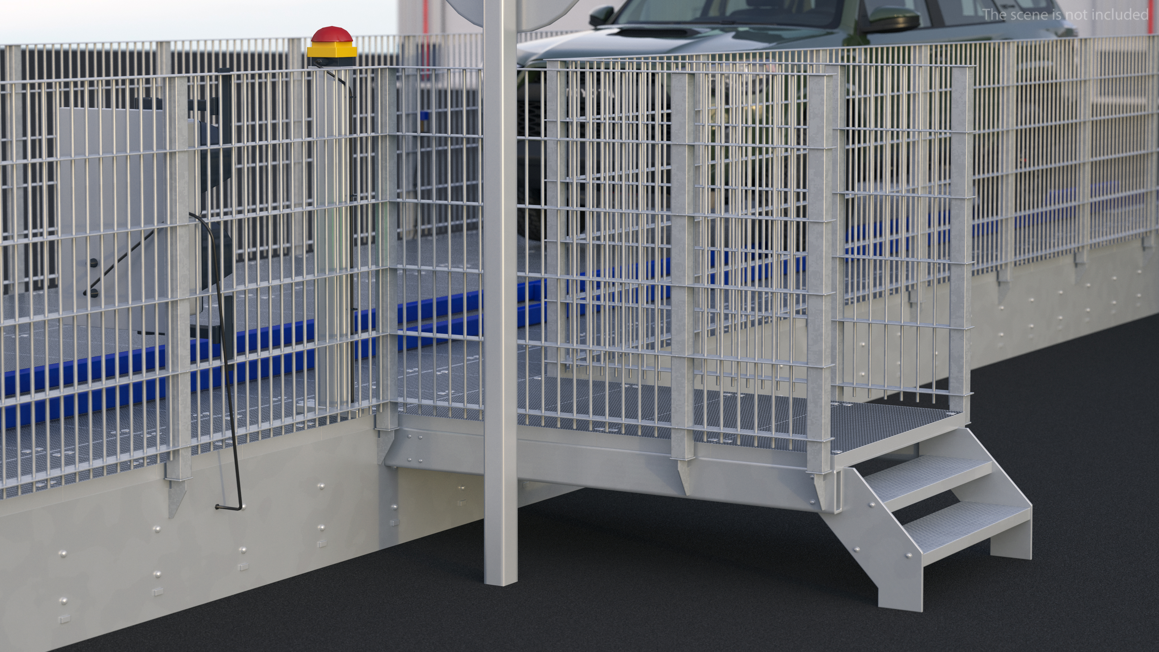 Cargo and Vehicle Inspection Conveyor System 3D model