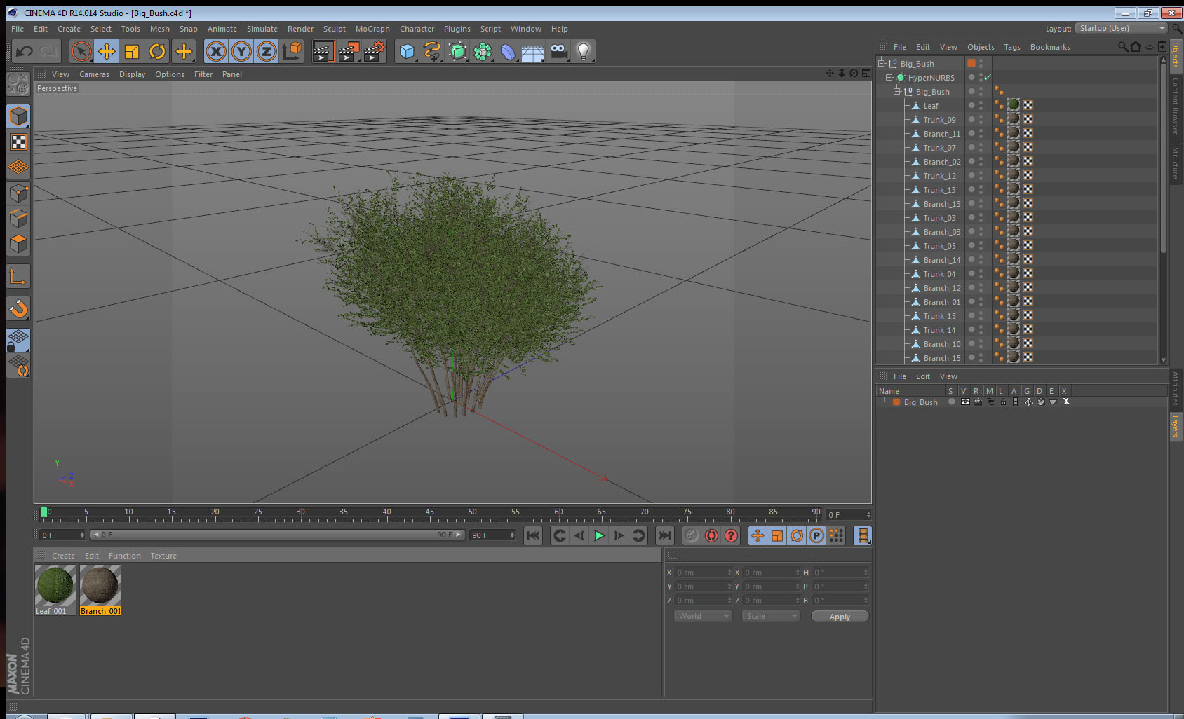 3D model Big Bush