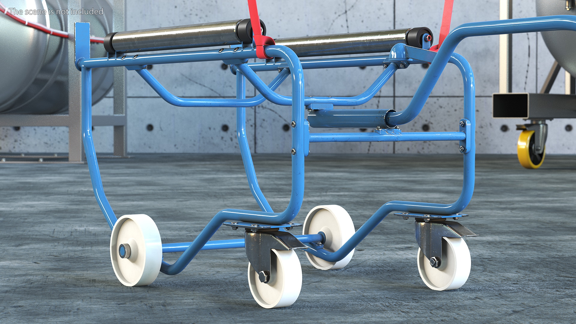 Drum Cradle with Lever Handle 3D model