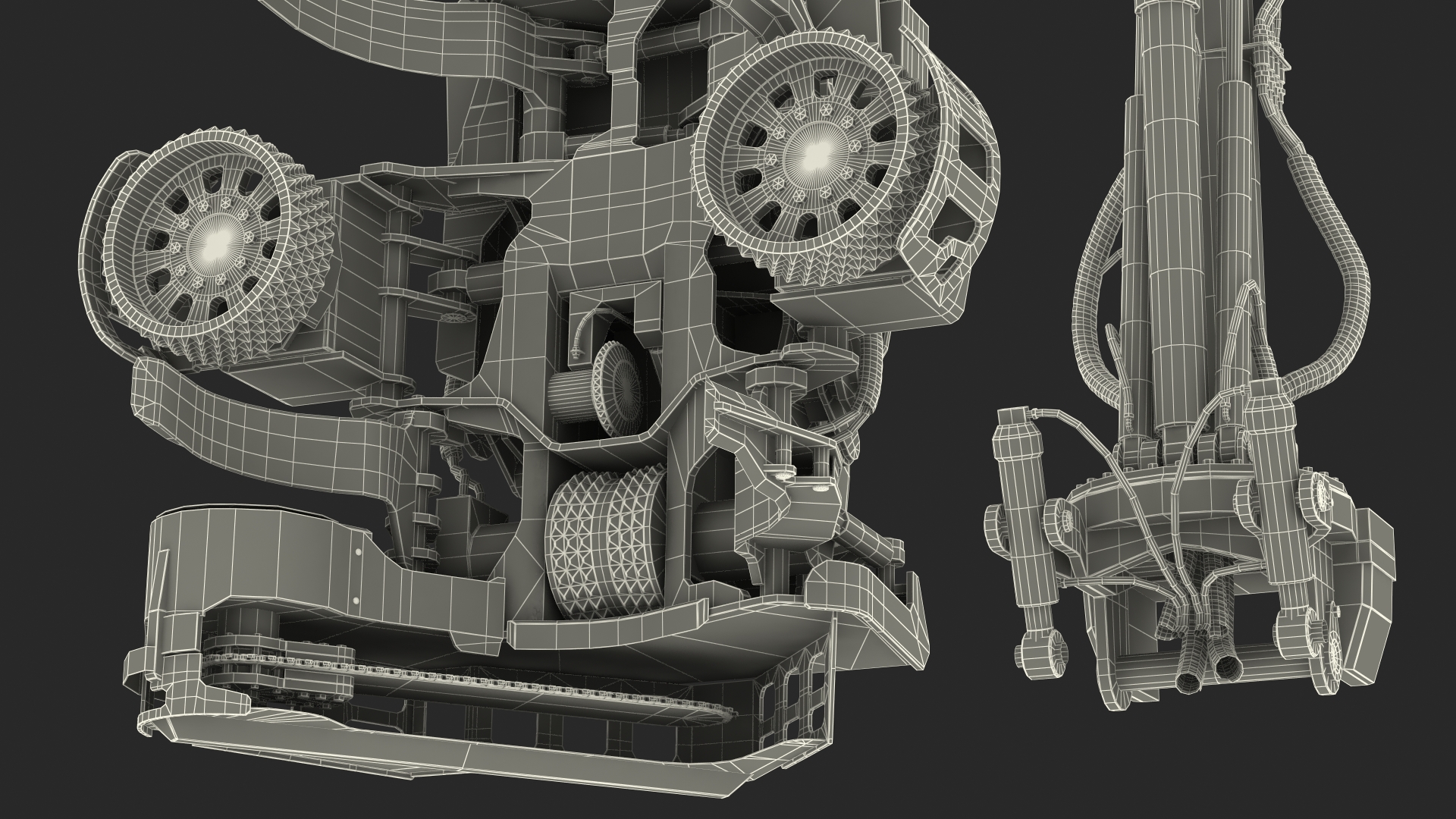 Forestry Harvesting Head 3D model