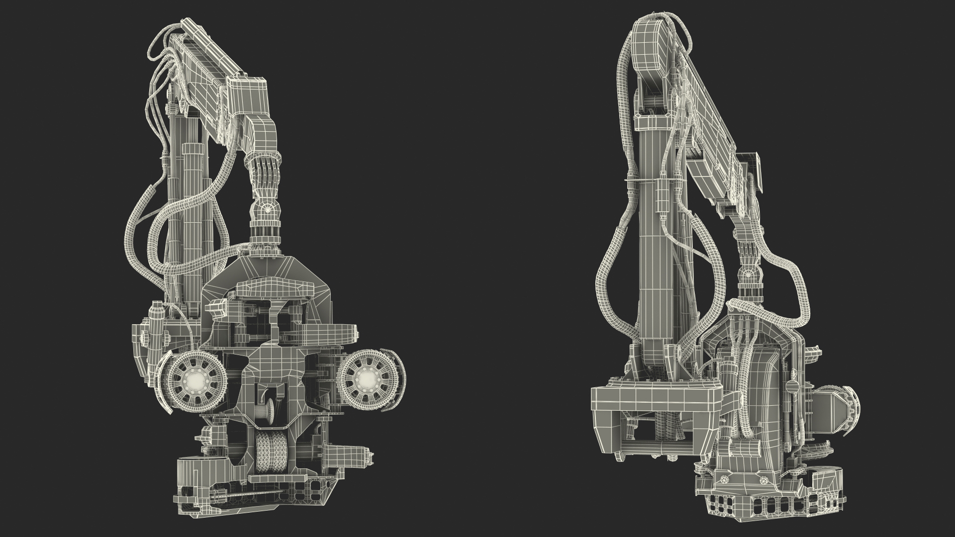 Forestry Harvesting Head 3D model