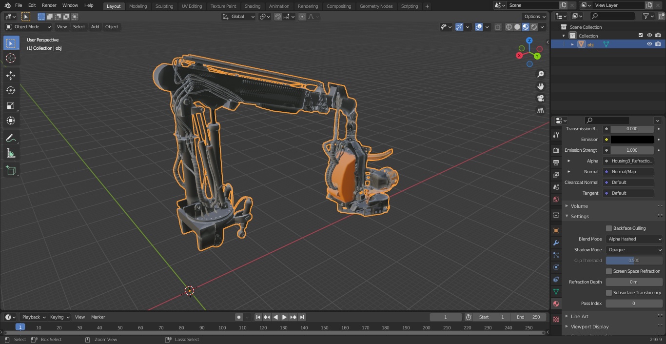 Forestry Harvesting Head 3D model